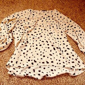 Spotted Blouse!! So cute!